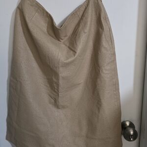 Nine West Beige Pencil Skirt